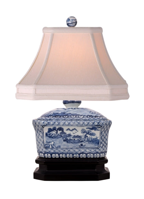 Blue willow sale table lamps