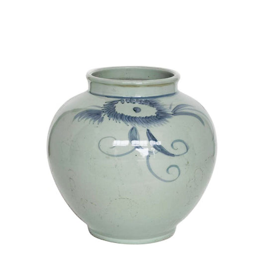 Blue & White Porcelain Floating Flower Jar