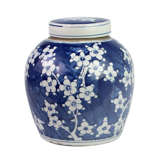 Blue And White Ming Jar Plum Blossom