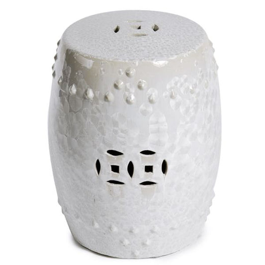 Crystal Shell Porcelain Garden Stool