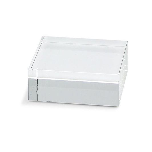 Acrylic Square Base 8 in- 2 in H