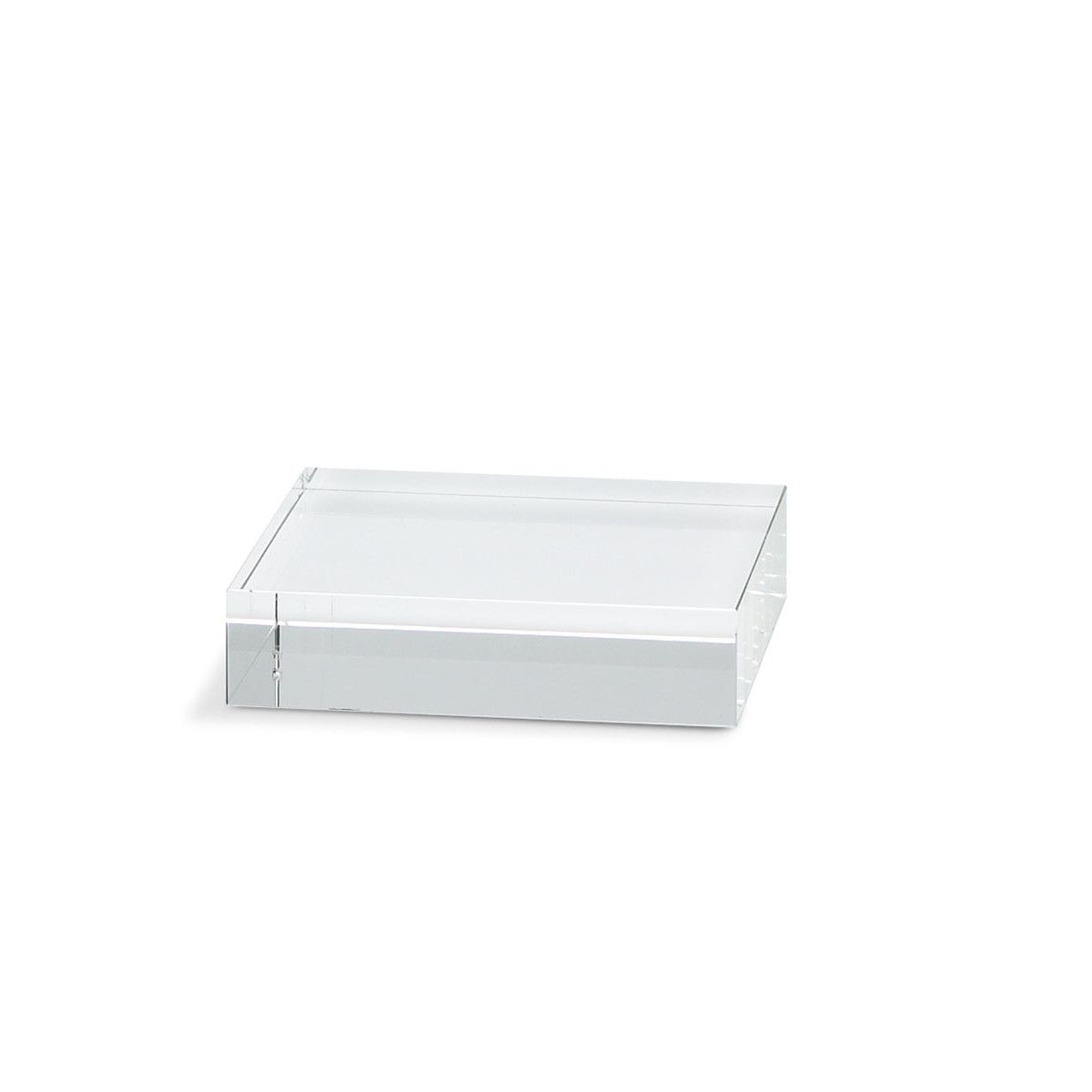 Acrylic Rectangular Base 8x4x1